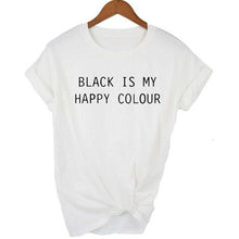 Load image into Gallery viewer, Black Is My Happy Color  T-shirt