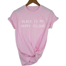 Load image into Gallery viewer, Black Is My Happy Color  T-shirt