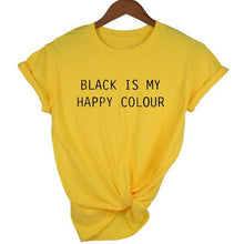 Load image into Gallery viewer, Black Is My Happy Color  T-shirt
