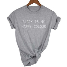 Load image into Gallery viewer, Black Is My Happy Color  T-shirt