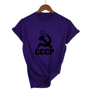 Summer CCCP Russian T-Shirts
